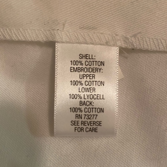 Apt. 9 White Eyelet & Twill Moro Jacket Size L NWT - Picture 6 of 8